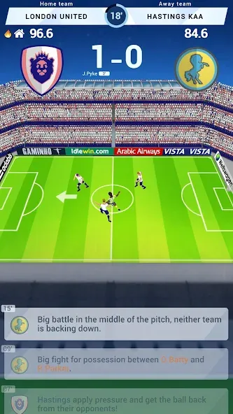 Idle Eleven - Soccer tycoon (Айдл Илевен)  [МОД Бесконечные деньги] Screenshot 2