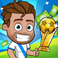 Скачать взлом Idle Soccer Story - Tycoon RPG (Айдл Соккер Стори)  [МОД Бесконечные монеты] на Андроид