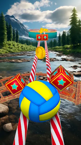 Fast Ball Jump - Going Ball 3d (Скай Болл Джамп)  [МОД Много денег] Screenshot 2