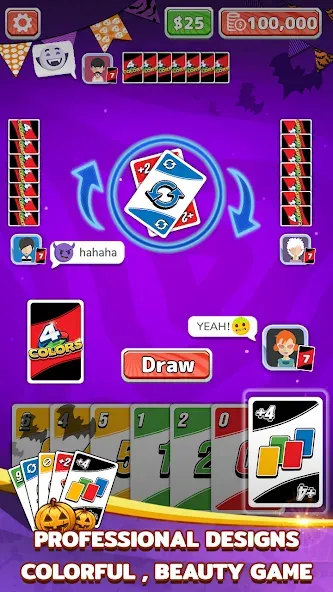 4 Colors Card Game (Цвета Карточная Игра)  [МОД Unlimited Money] Screenshot 2