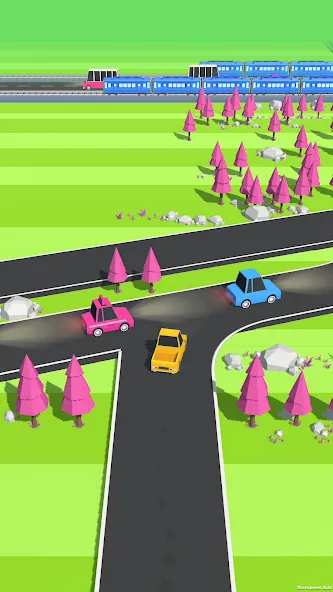 Traffic Run!: Driving Game  [МОД Бесконечные деньги] Screenshot 5