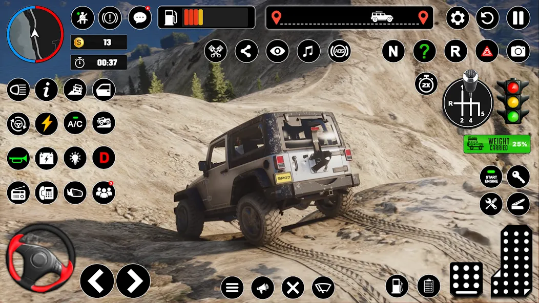 Offroad Jeep Driving & Parking  [МОД Меню] Screenshot 4