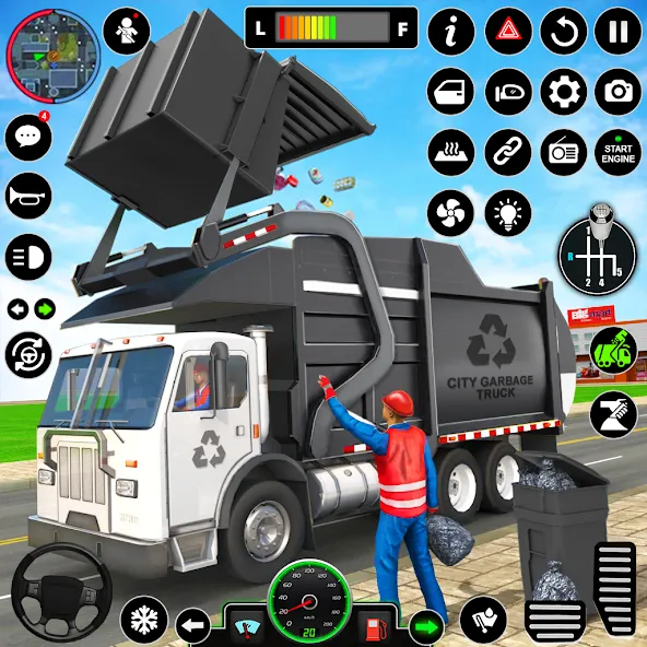 Truck Driving Games Truck Game (Трак Драйвинг игры Трак игра)  [МОД Бесконечные монеты] Screenshot 1