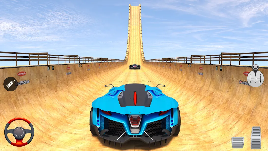 Superhero Car: Mega Ramp Games (Рамп Кар Гейм)  [МОД Меню] Screenshot 4