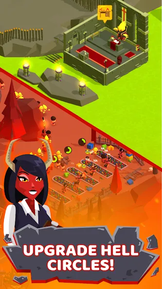 Hell: Idle Evil Tycoon Sim (Хелл)  [МОД Бесконечные деньги] Screenshot 2