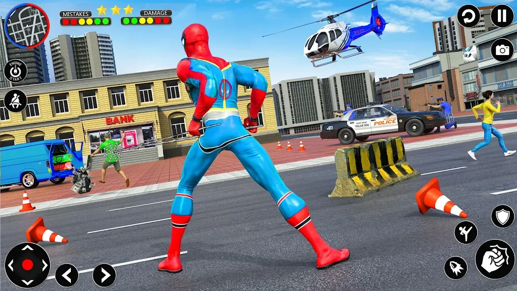 Spider Rope Hero Spider Games  [МОД Бесконечные монеты] Screenshot 3