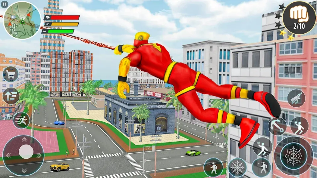 Rope Hero Spider Fighting Game  [МОД Много денег] Screenshot 3