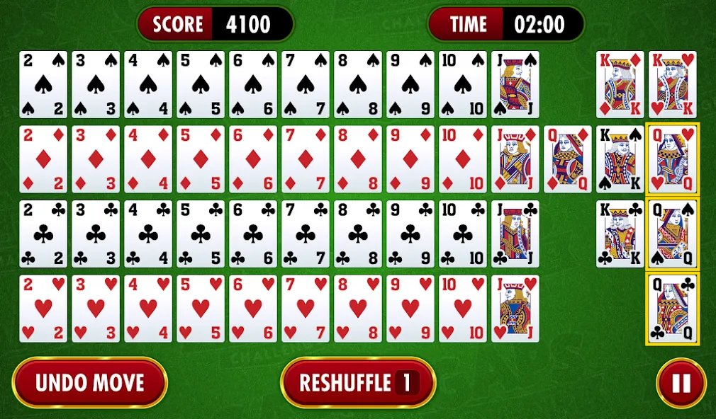 Gaps Solitaire Challenge (Гапс Солитер Челлендж)  [МОД Бесконечные монеты] Screenshot 2