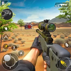 Скачать взлом Fps Shooting Gun War: Gun Game [МОД Mega Pack] на Андроид