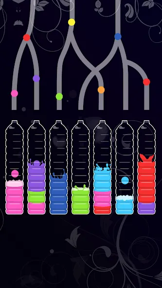 Water Sort - Color Puzzle Game (Уотер Сорт)  [МОД Много монет] Screenshot 3