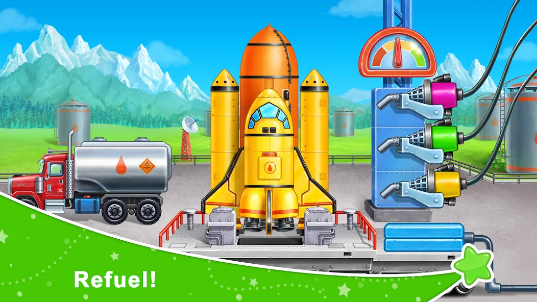 Rocket 4 space games Spaceship  [МОД Бесконечные деньги] Screenshot 2