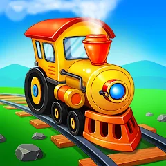 Скачать взлом Train Games for Kids: station [МОД Много денег] на Андроид