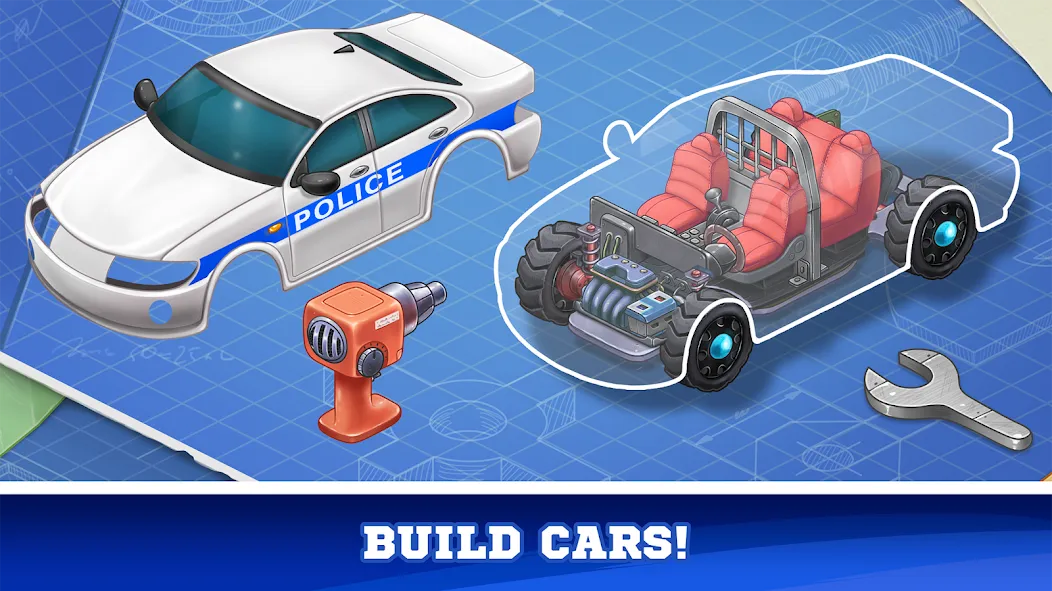 Kids Cars Games build a truck  [МОД Бесконечные деньги] Screenshot 2