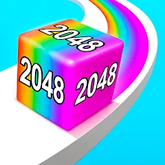 Скачать взлом Jelly Run 2048 (Джелли Ран 2048) [МОД Mega Pack] на Андроид