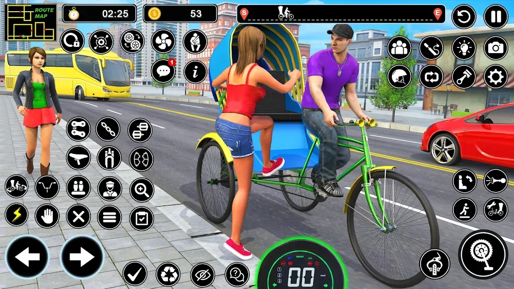 BMX Cycle Games 3D Cycle Race (игры на велосипеде 3D гонка)  [МОД Unlocked] Screenshot 2