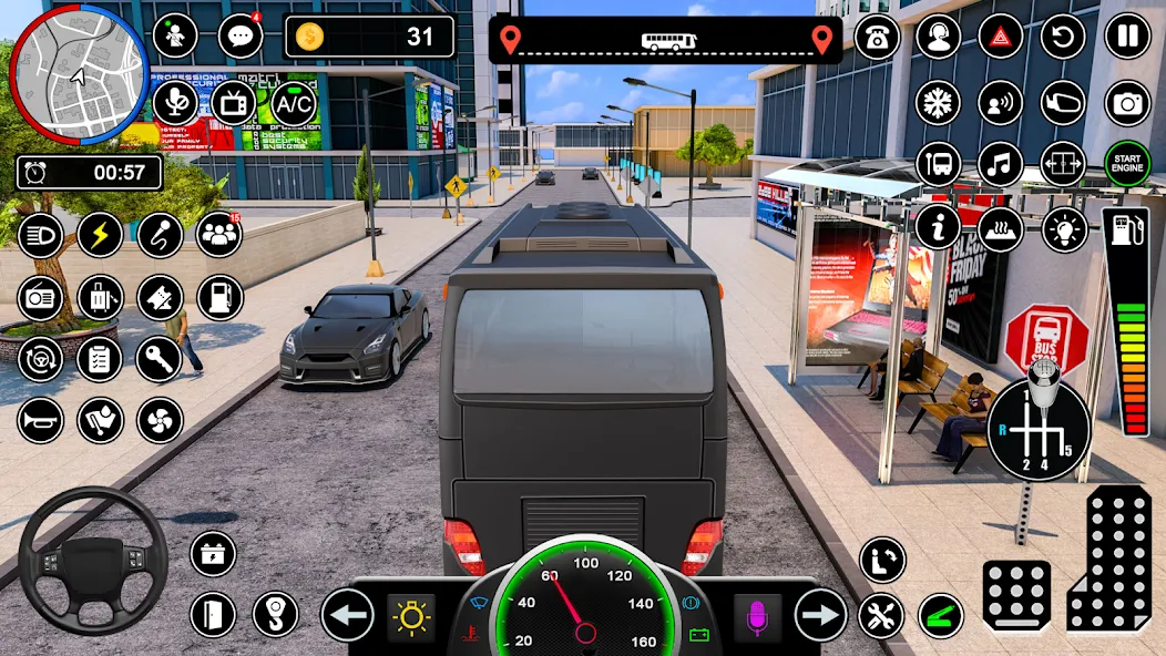 Bus Simulator - Driving Games  [МОД Бесконечные деньги] Screenshot 3