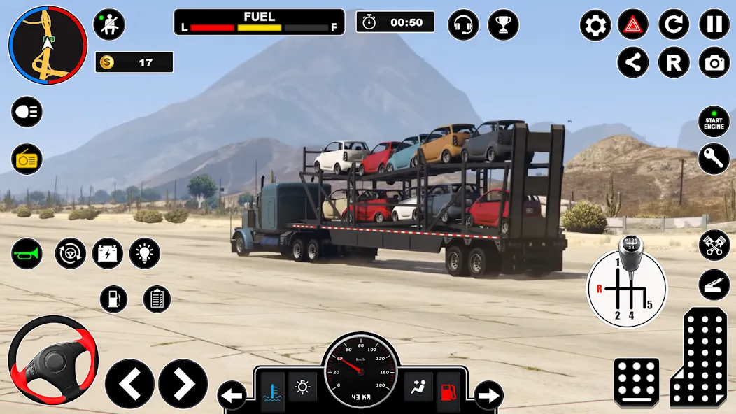 Car Transport - Truck Games 3D  [МОД Menu] Screenshot 2