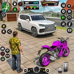 Скачать взлом GT Bike Racing Game Moto Stunt (ДжиТи Байк Рейсинг Гейм Мото Стант)  [МОД Меню] на Андроид