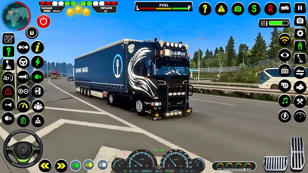 Truck Driving Euro Truck Game  [МОД Много монет] Screenshot 4