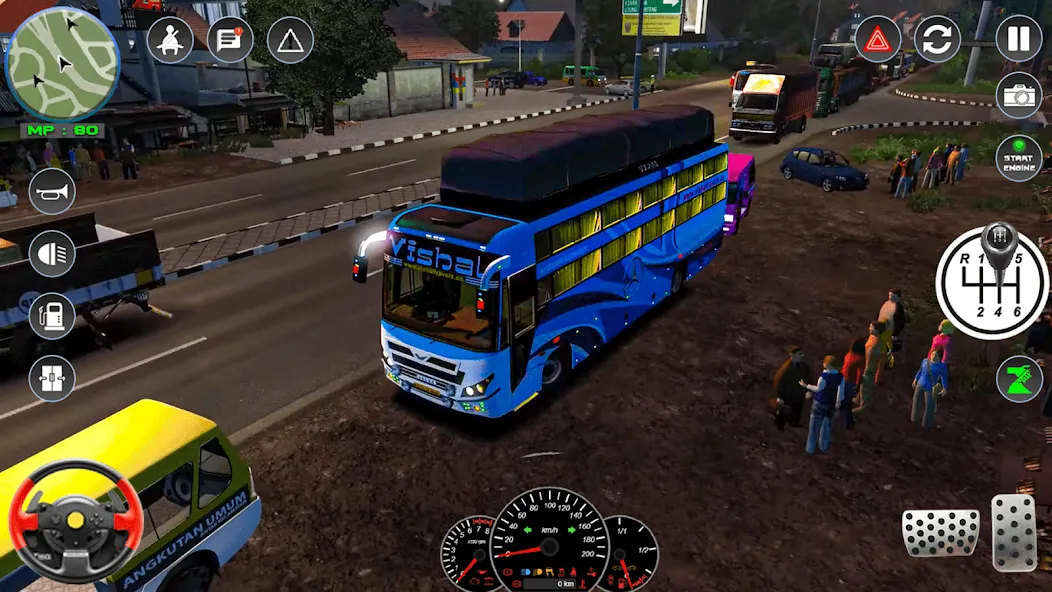 City Bus Driving: Bus Games 3D  [МОД Бесконечные деньги] Screenshot 1