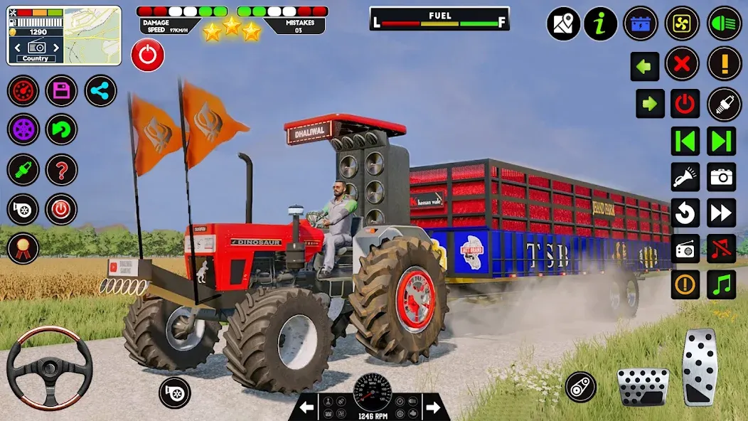 Tractor Driving - Tractor Game  [МОД Меню] Screenshot 1