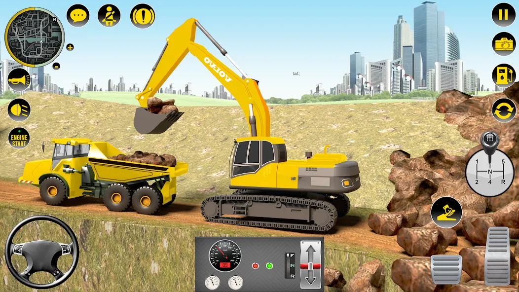 Builder City Construction Game (ткман Городское Строительство)  [МОД Много денег] Screenshot 3