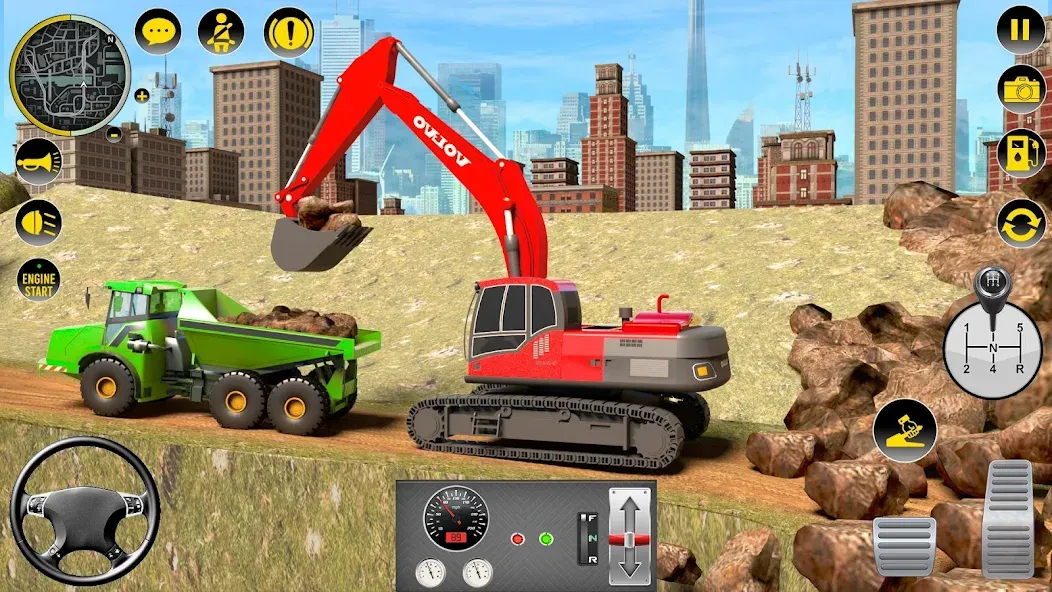 Builder City Construction Game (ткман Городское Строительство)  [МОД Много денег] Screenshot 4