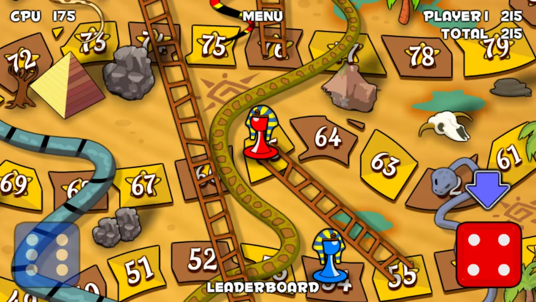 Snakes and Ladders (Змеи и лестницы)  [МОД Много монет] Screenshot 1