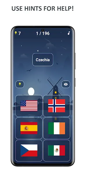 Flags of World Countries Quiz  [МОД Меню] Screenshot 4