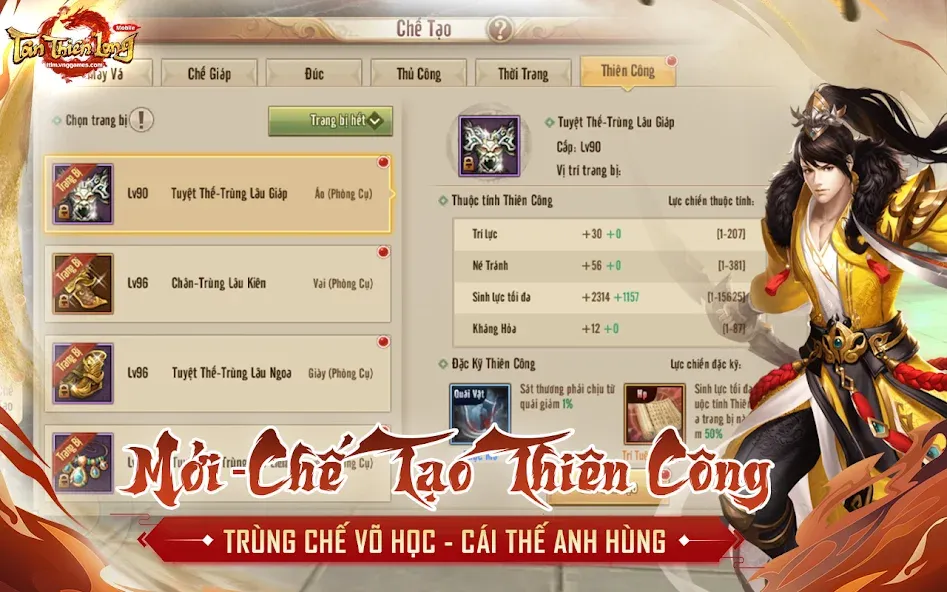 Tân Thiên Long Mobile  [МОД Меню] Screenshot 2