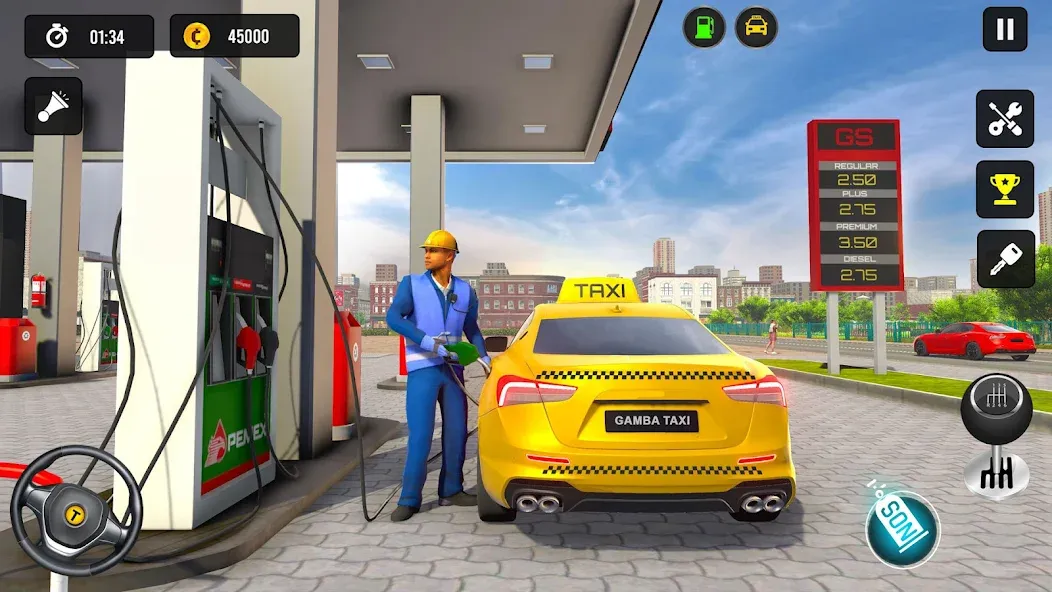 Taxi Simulator 3d Taxi Driver  [МОД Menu] Screenshot 3