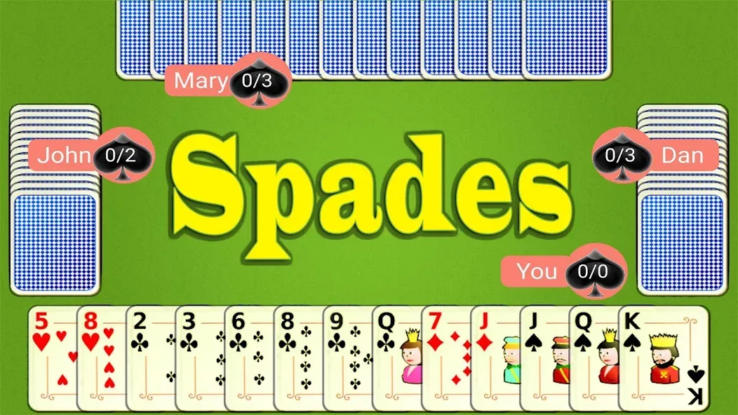 Spades Mobile  [МОД Menu] Screenshot 1