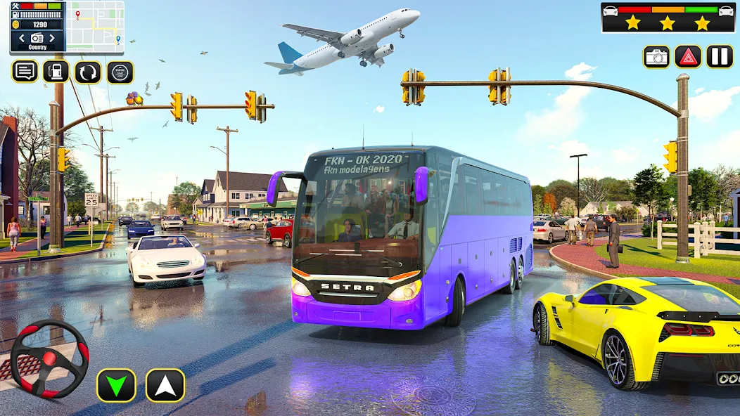 City Bus Simulator Bus Games (Сити Бас Симулятор Бас Игры)  [МОД Unlimited Money] Screenshot 2