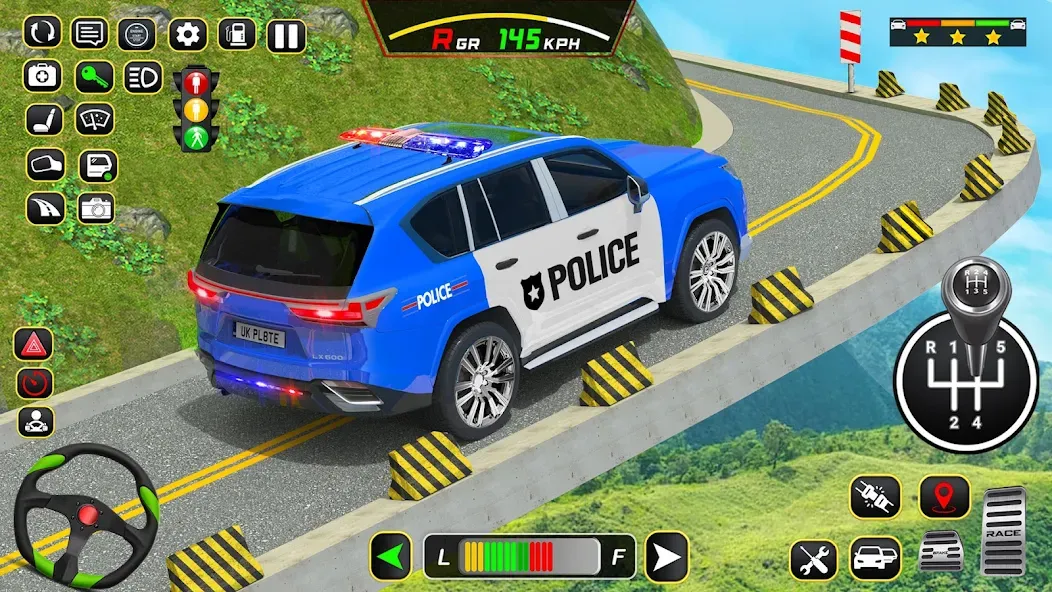 Police Car Driving School Game (Полицейская школа вождения автомобилей)  [МОД Много монет] Screenshot 3