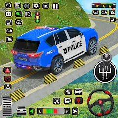 Скачать взлом Police Car Driving School Game (Полицейская школа вождения автомобилей) [МОД Много монет] на Андроид