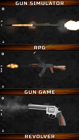 Gun Simulator : Tough Guns  [МОД Много монет] Screenshot 2