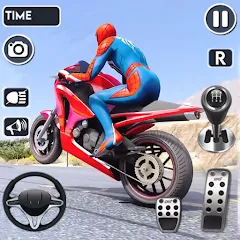 Скачать взлом Spider Bike Stunt 3D Mega Ramp [МОД Mega Pack] на Андроид