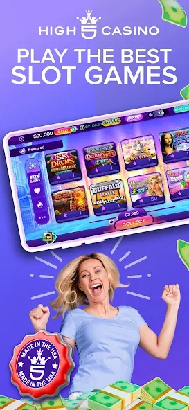 High 5 Casino: Real Slot Games (Хай 5 Казино)  [МОД Все открыто] Screenshot 1