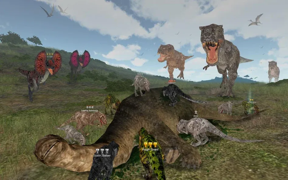 Dinos Online (Динос Онлайн)  [МОД Бесконечные деньги] Screenshot 2