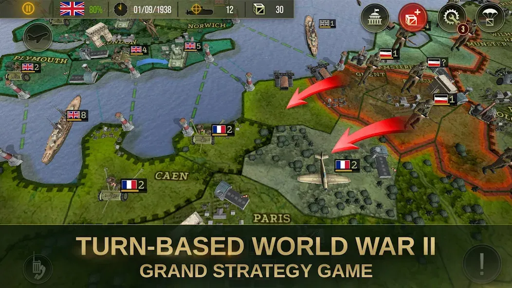 Strategy&Tactics 2: WWII  [МОД Unlocked] Screenshot 1