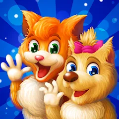 Скачать взлом Cat & Dog Story Adventure Game  [МОД Unlocked] на Андроид