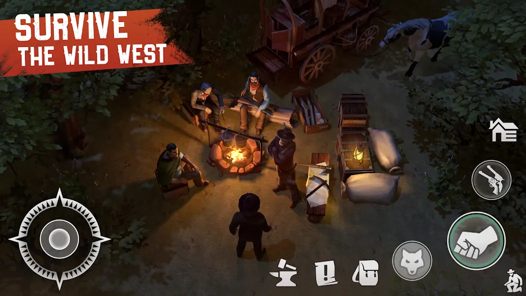 Westland Survival: Cowboy Game (Вестланд Сурвайвал)  [МОД Бесконечные монеты] Screenshot 3