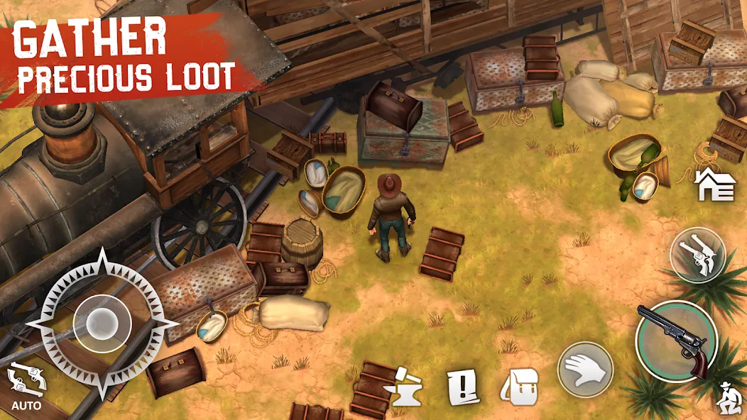 Westland Survival: Cowboy Game (Вестланд Сурвайвал)  [МОД Бесконечные монеты] Screenshot 4