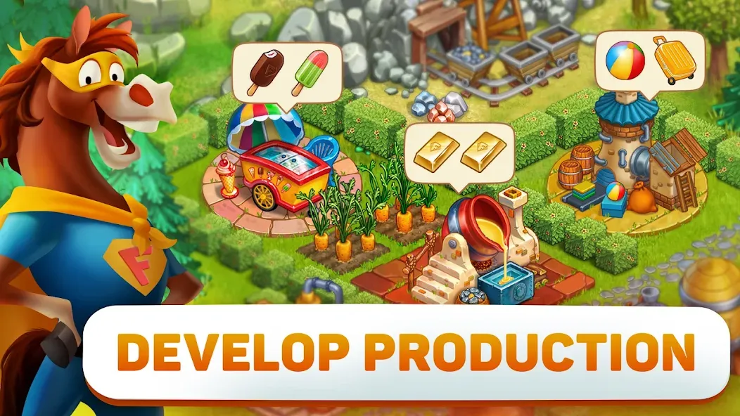 Superfarmers: Superhero Farm  [МОД Меню] Screenshot 4