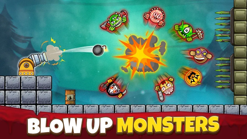 Crush the Monsters：Foul Puzzle  [МОД Unlimited Money] Screenshot 1