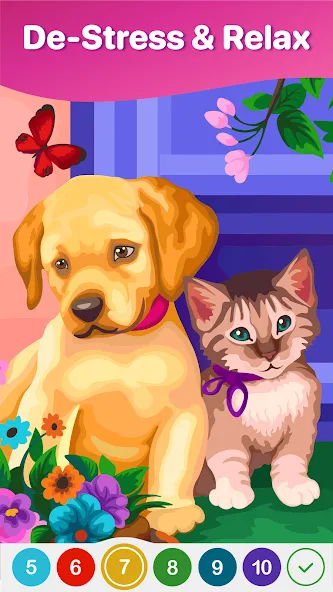 Hey Color Paint by Number Art  [МОД Все открыто] Screenshot 2