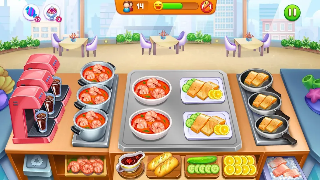 Cooking Restaurant Food Games  [МОД Menu] Screenshot 1