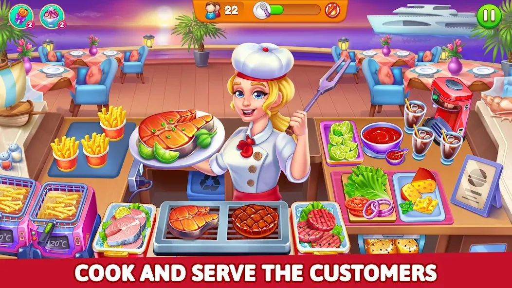 Cooking Restaurant Food Games  [МОД Menu] Screenshot 3