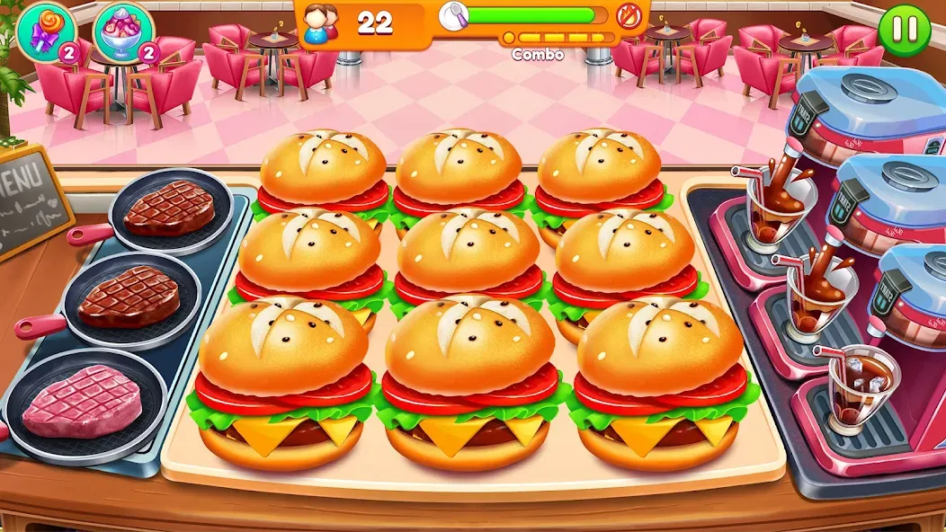 Cooking Restaurant Food Games  [МОД Menu] Screenshot 5