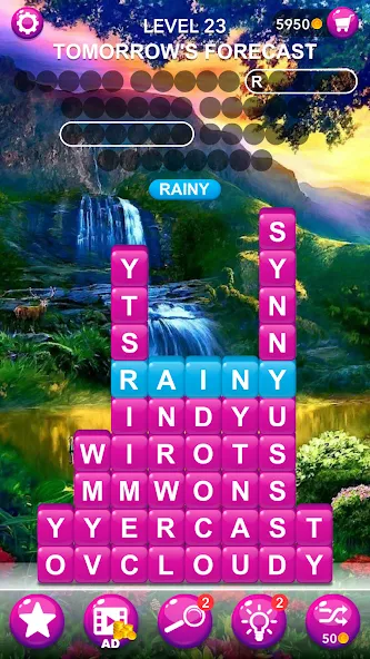 Word Tiles :Hidden Word Search  [МОД Unlimited Money] Screenshot 3